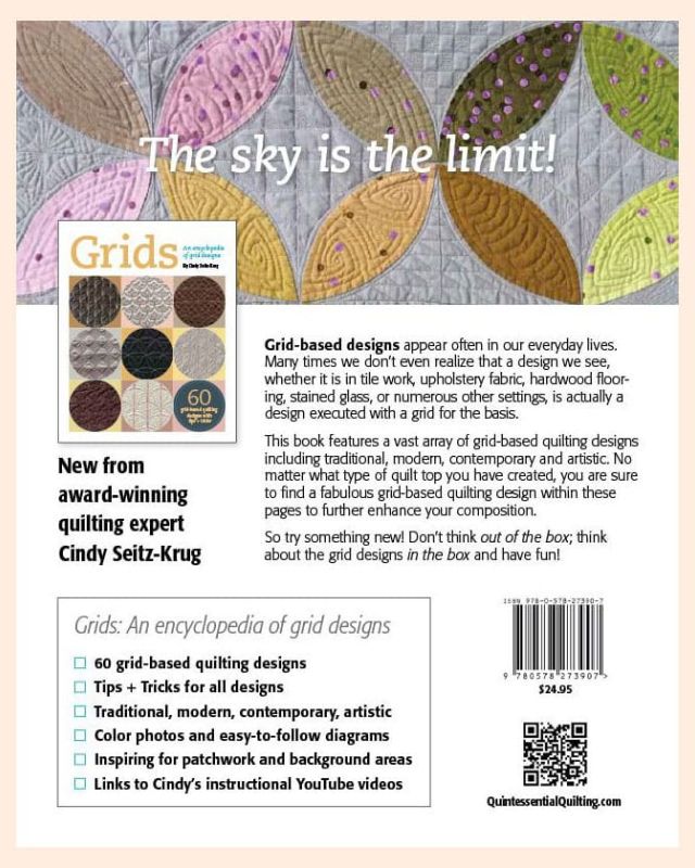 Grids: An Encyclopedia of Grid Designs by Cindy Seitz-Krug back cover