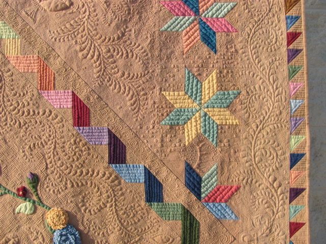 Simply Santa Fe quilt detail