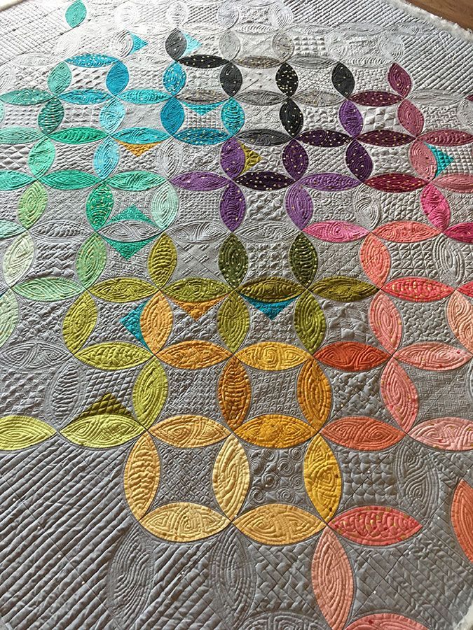 Alternative Grids quilt detail