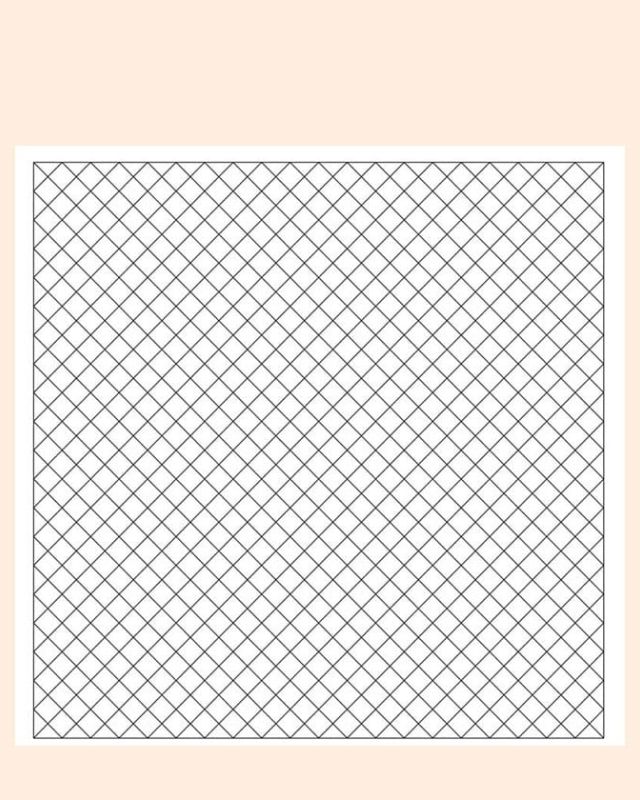 1/2″ Diagonal Grid Panel