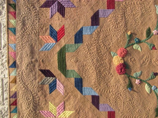 Simply Santa Fe quilt detail