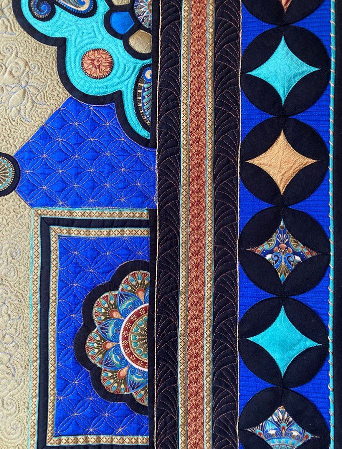 East of Eden quilt detail