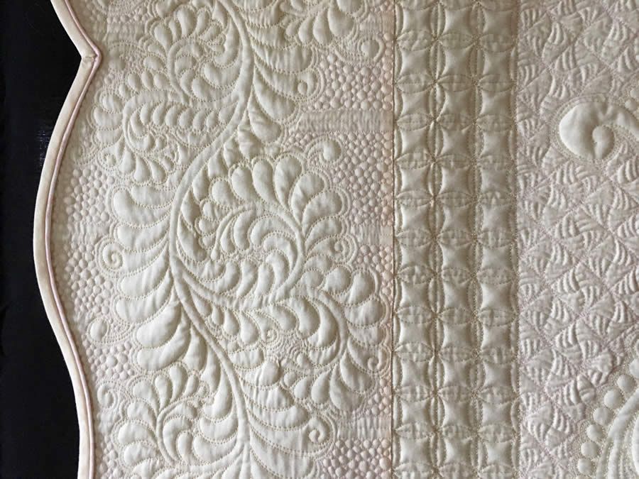 Blush quilt detail