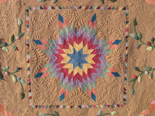 Simply Santa Fe quilt detail