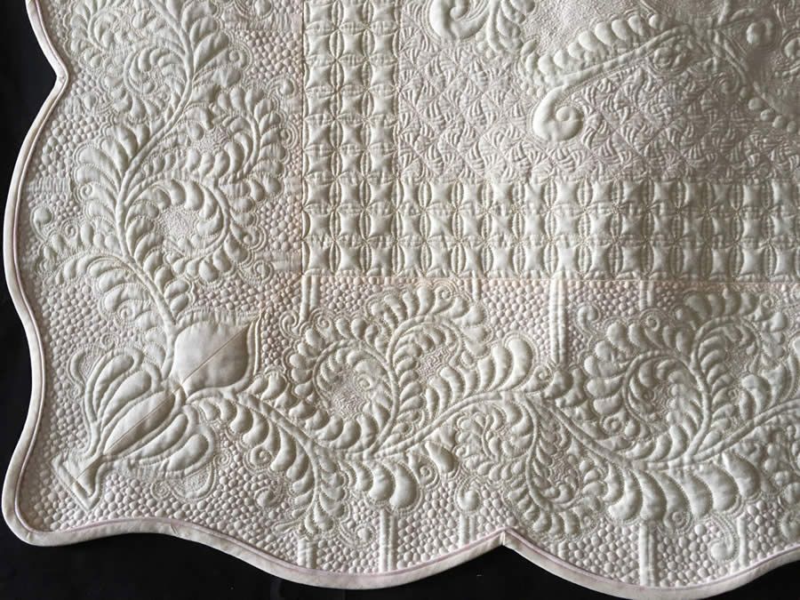 Blush quilt detail
