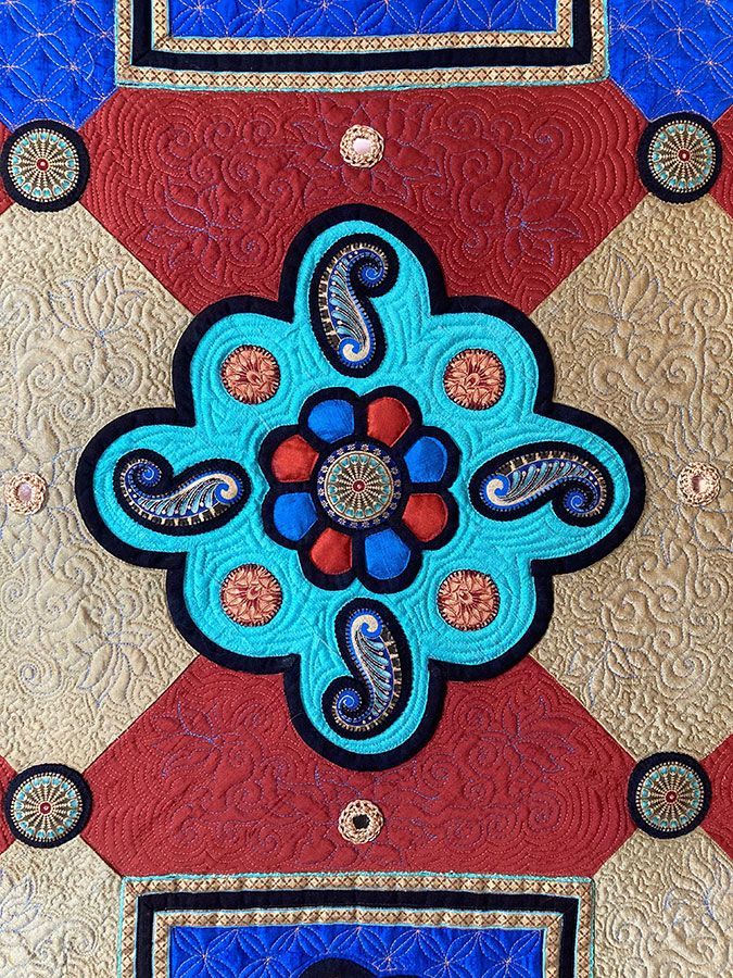 East of Eden quilt detail