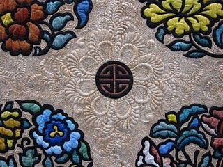 Floral Fantasy quilt detail