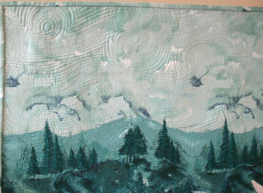 September quilt detail