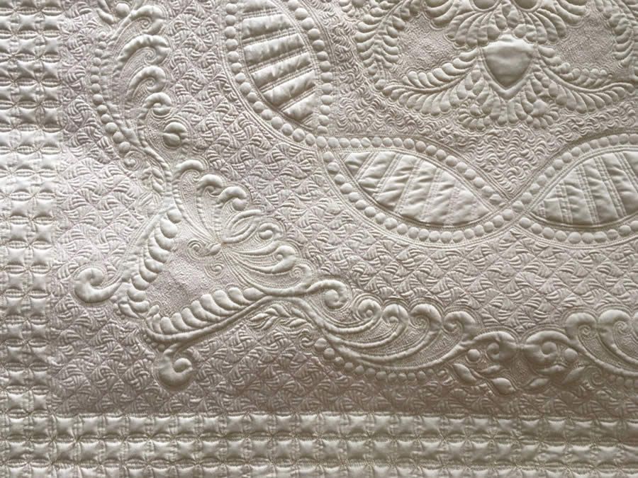 Blush quilt detail
